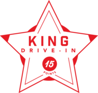 King Drive-In badge